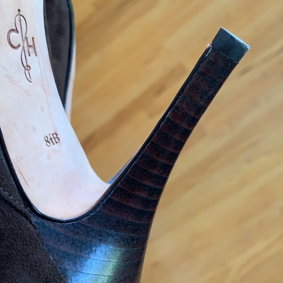 Cole Haan Nike Air Suede/Leather Heels like new! - Picture 9 of 10